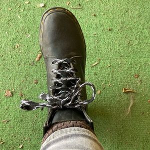 Dr Martens black combat boots UK 4, US 6